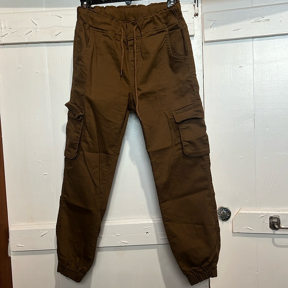 Dark green cargo pants